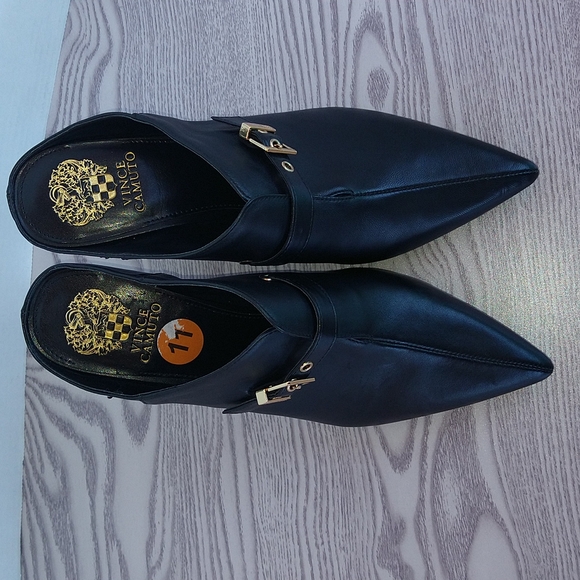 Vince Camuto Maskelynn Slip-on Heels - Picture 3 of 13